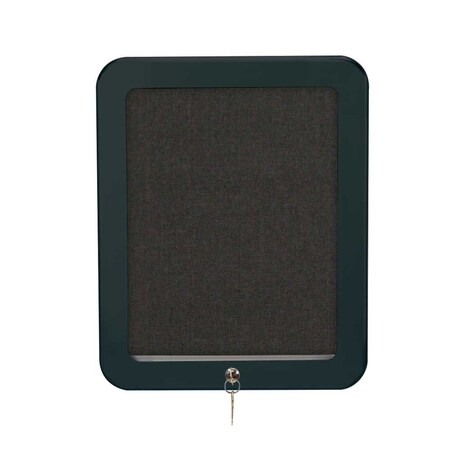 United Visual Products Outdoor Enclosed Combo Board, 72"x36", Satin Frame/Grey & Medium Grey UVCB7236OD-GREY-MEDGRY